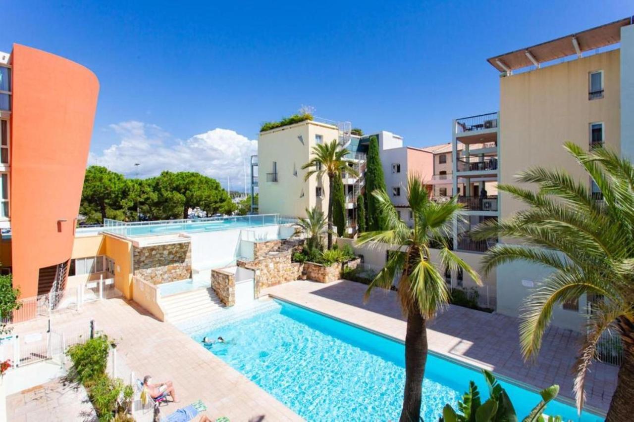 Appartement Port Prestige - Terrasse - Piscine - Parking أنتيب المظهر الخارجي الصورة